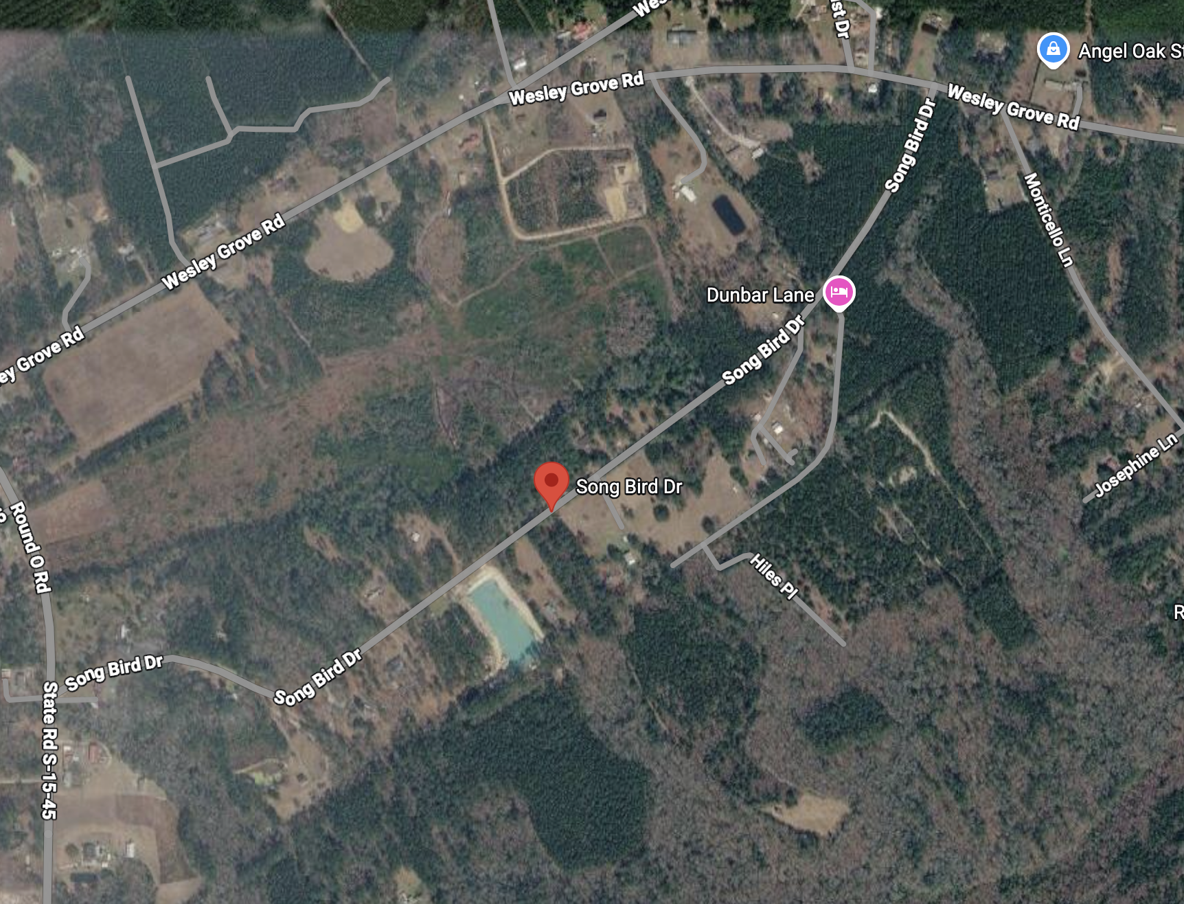 Songbird Drive location map